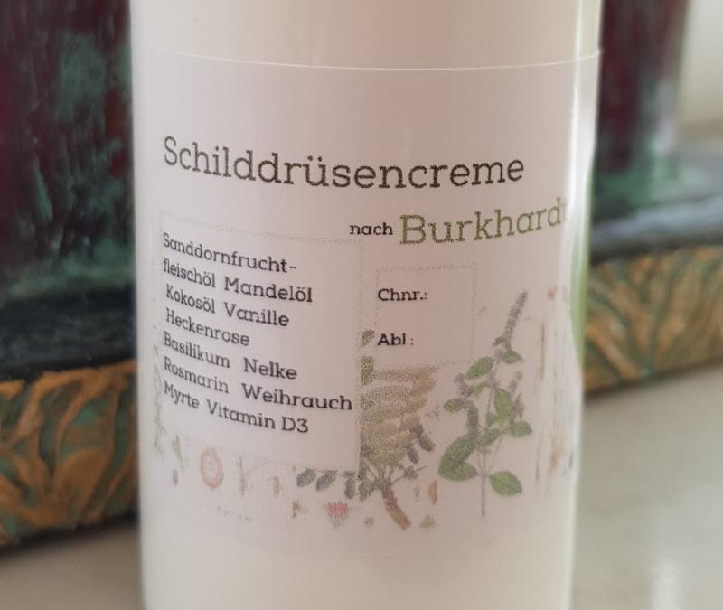 Schilddrüsencreme nach Burkhardt